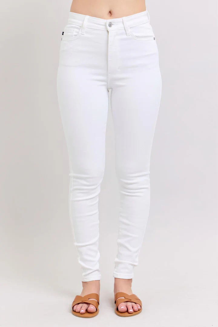 Judy Blue White High Waisted Skinnies 82661