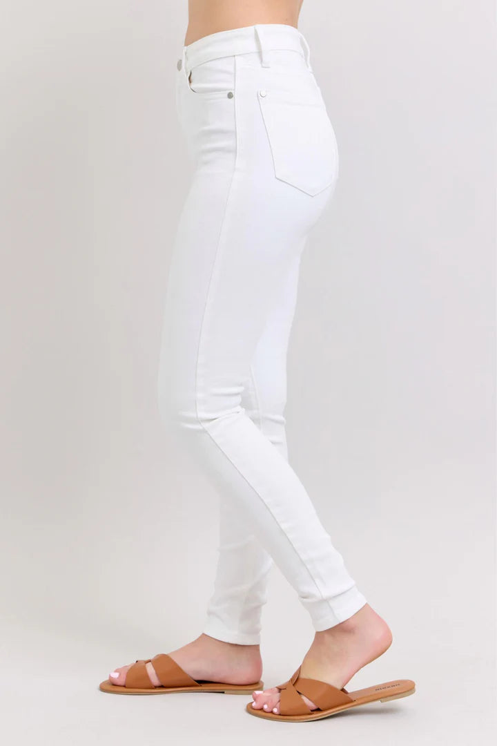 Judy Blue White High Waisted Skinnies 82661