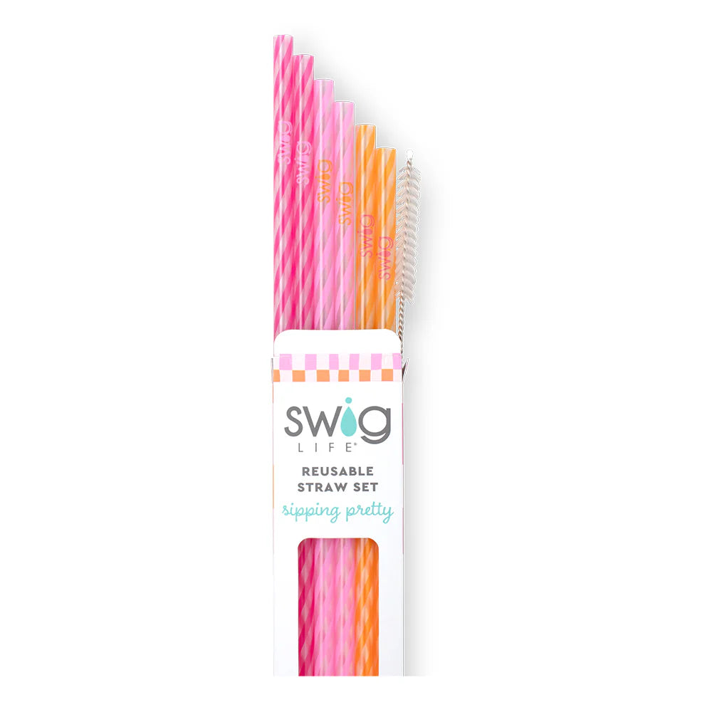 SWIG Reusable Straw Set