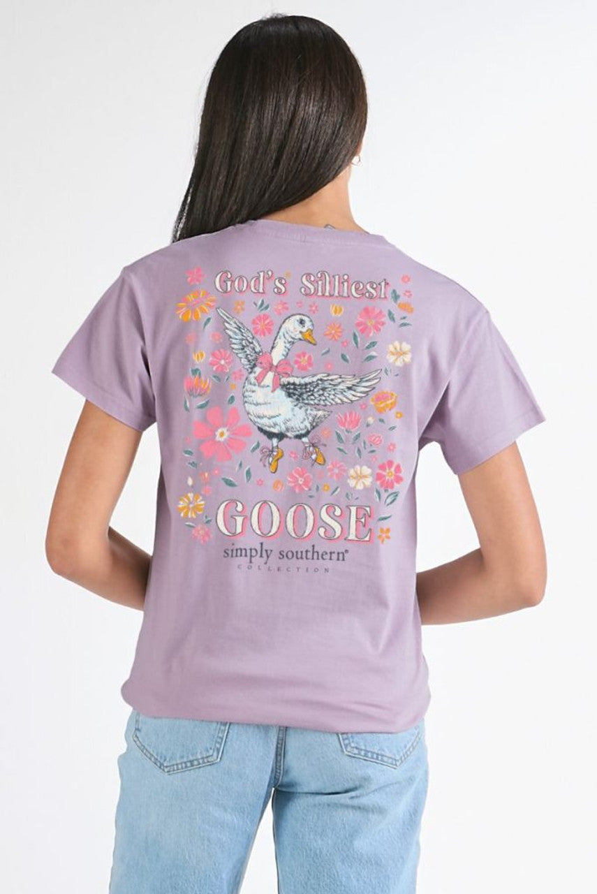 Simply Southern Tee - God's Silliest Goose