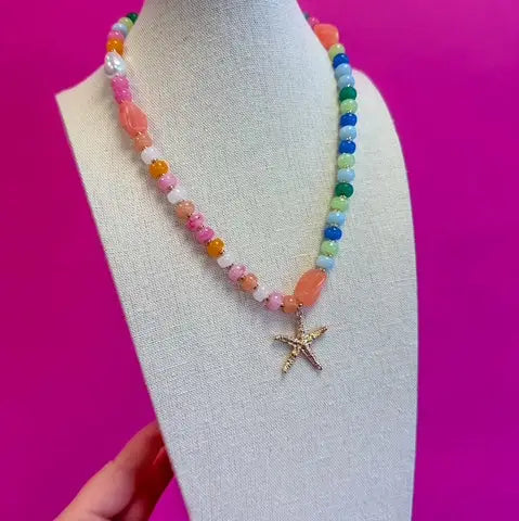 Starfish Beaded Necklace