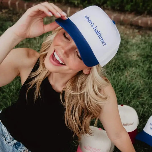 Katydid When's Halftime Trucker Hat