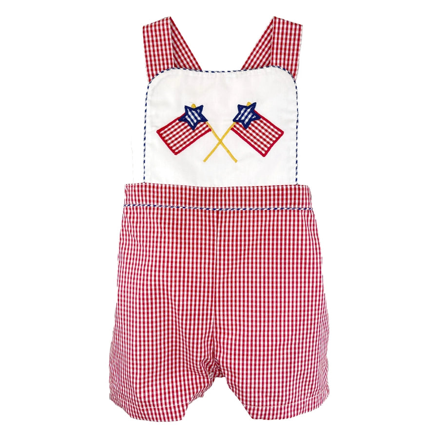 Petit Ami Flag Applique Sunsuit