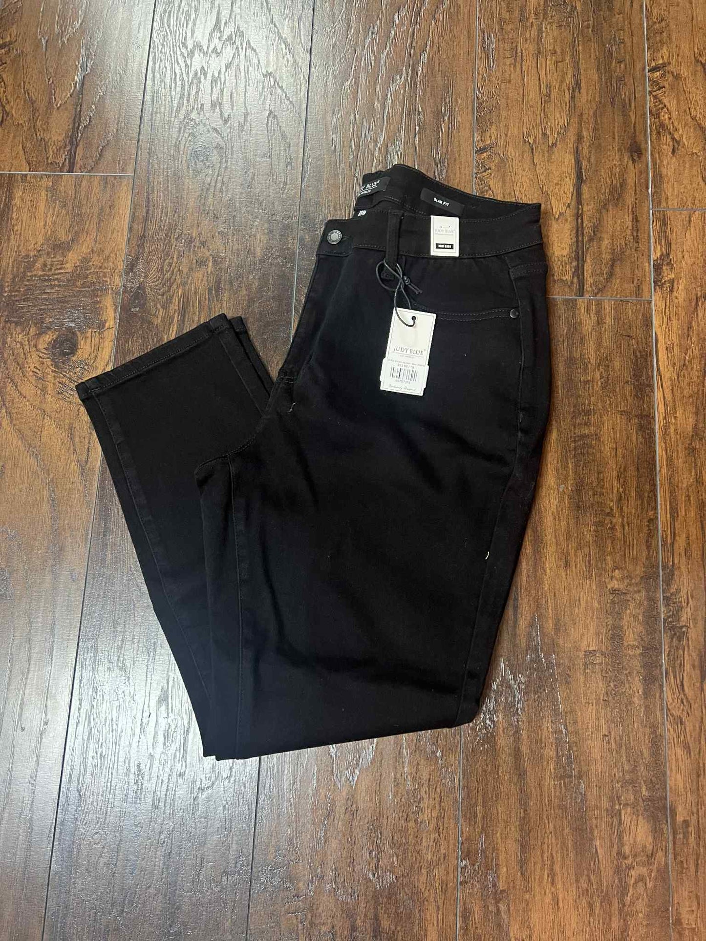JB Plus Straight Leg Jean - Black JB88756