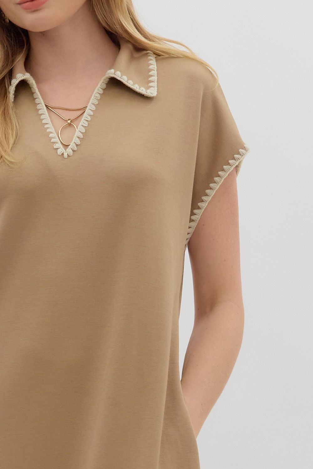 Jodifl Luxe Midi Dress with Stitching Detail