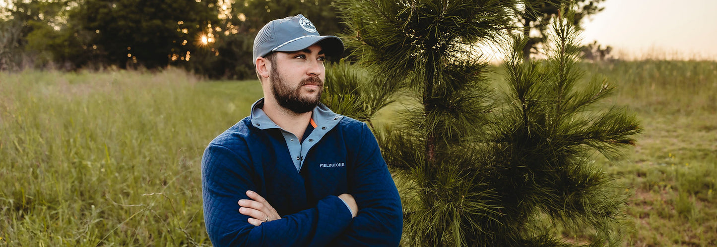 Fieldstone Quilted Pullover - Navy