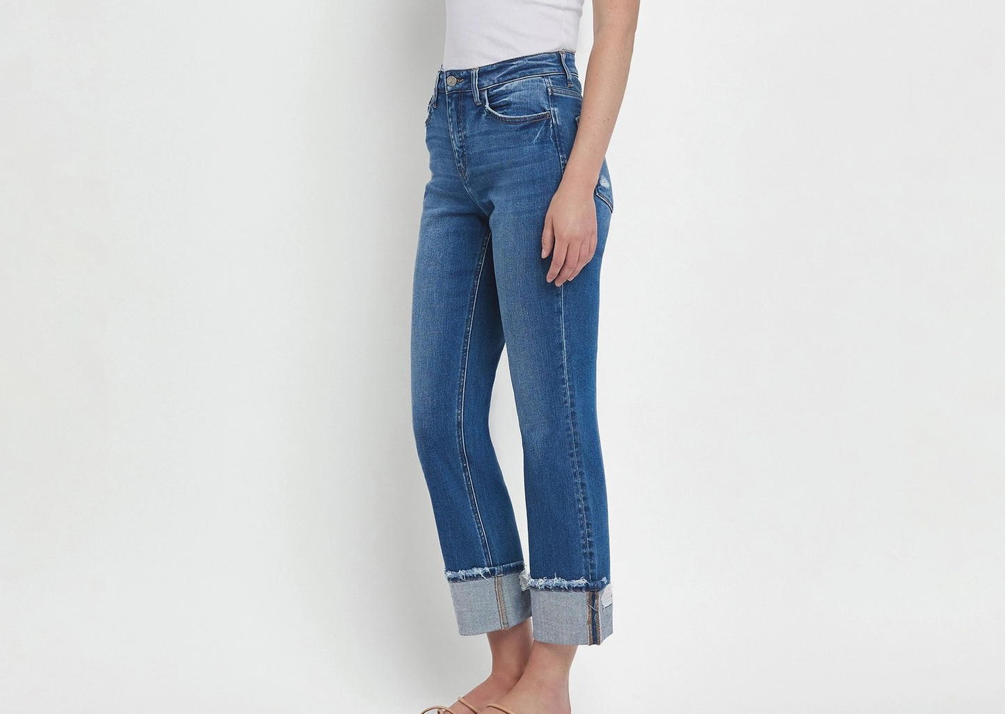 Vervet Daphne Cuff Jeans