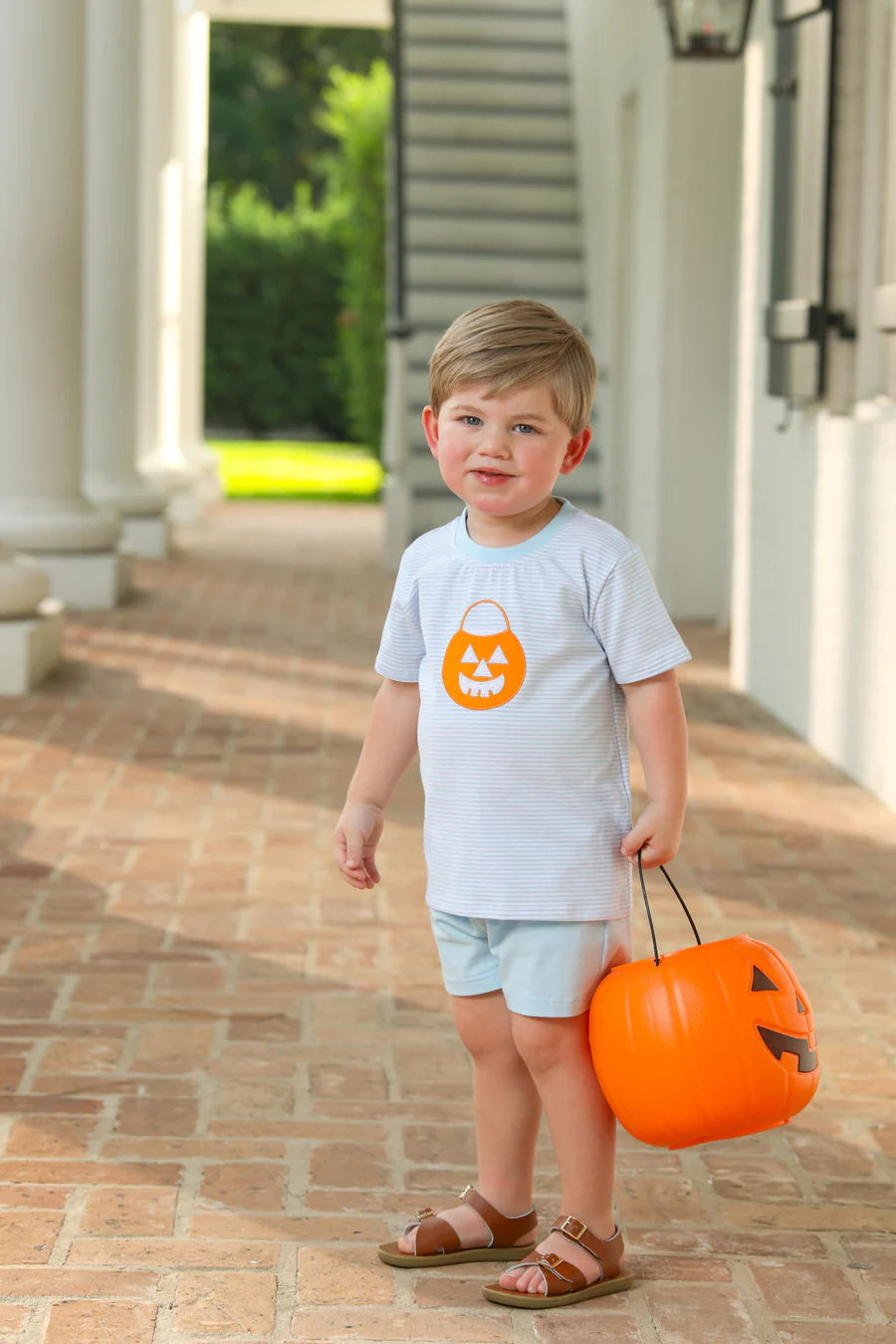 Trotter Street Jack O'Lantern Short Set