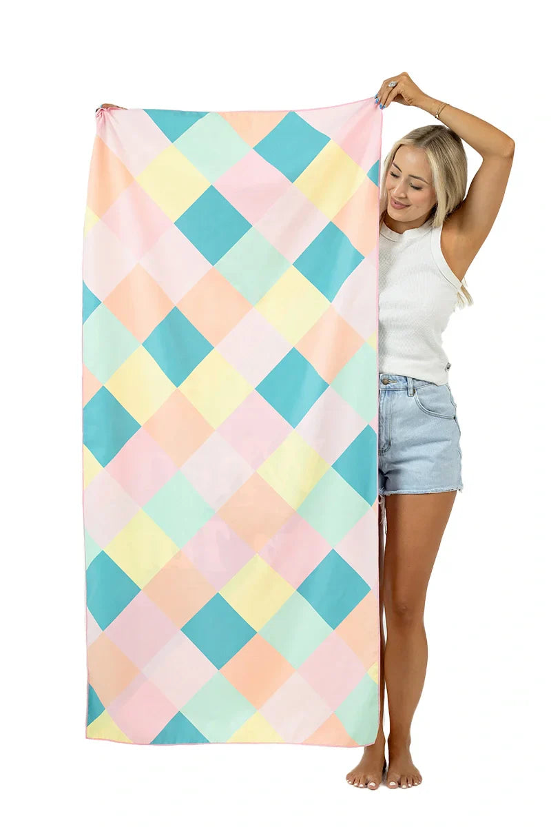 Katydid Quick Dry Reversible Towel - Nicer When Tan
