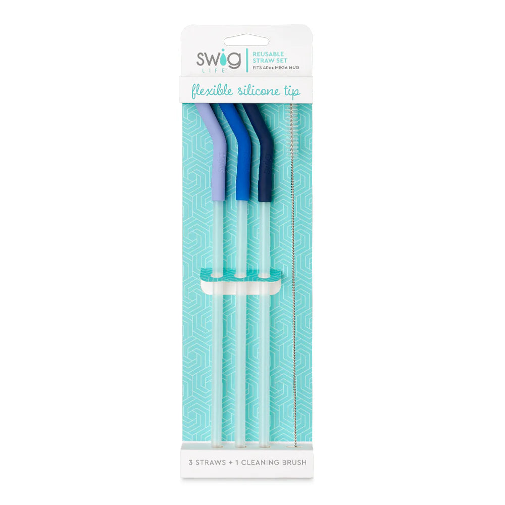 SWIG Reusable Straw Sets - Mega