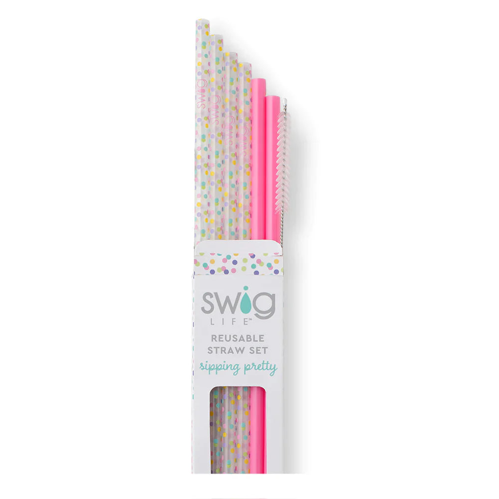SWIG Reusable Straw Set