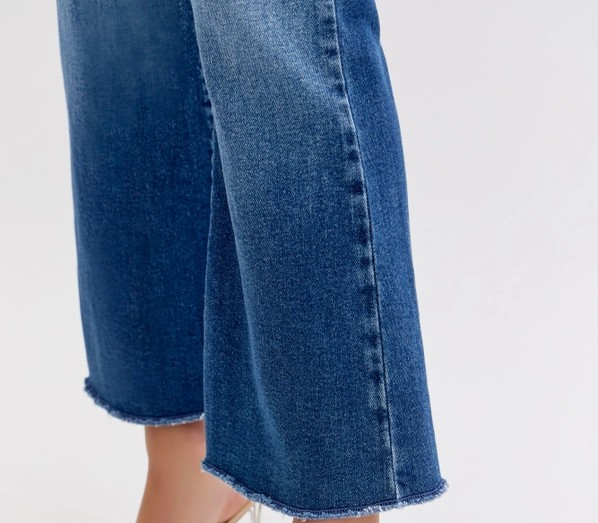 Cello High Rise Crop Flare WV37618DK-1