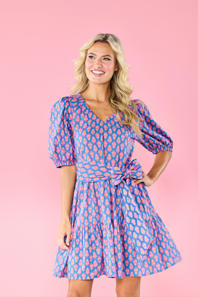 Mudpie Audra Blue Dress
