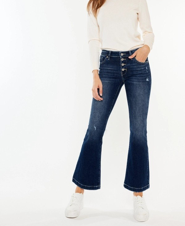 Kancan Petite Midrise Flares KC8632M-PE
