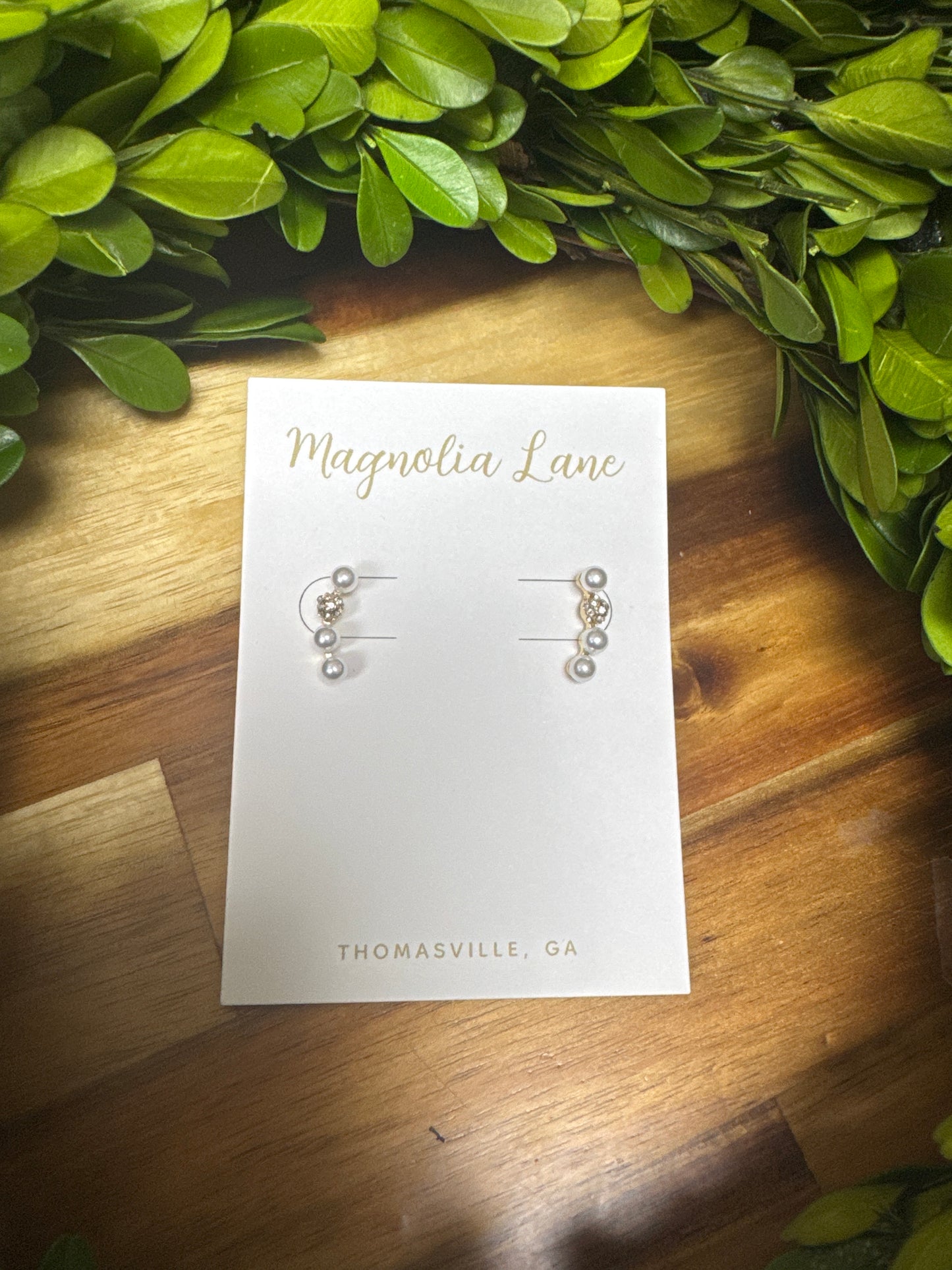 GS Pearl 14mm Earrings