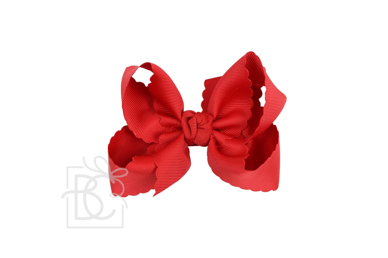 BC Large Scallop Hairbow - 4.5 inch