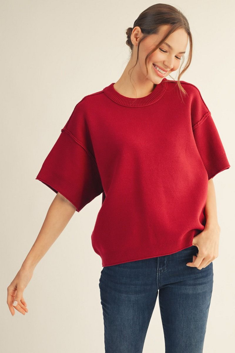 Jodifl Plus Drop Shoulder Sweater