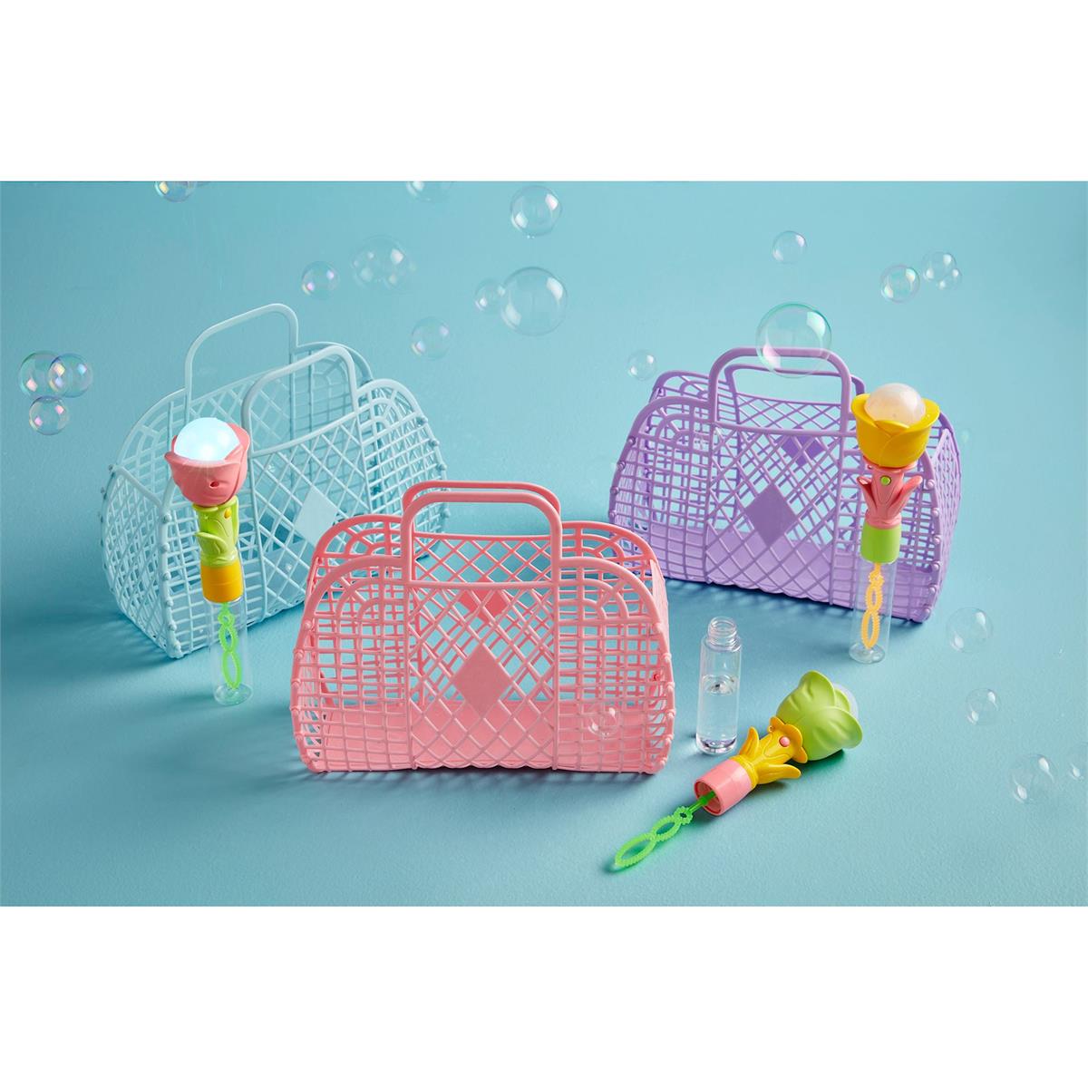 Mudpie Jelly Tote & Bubble Wand Set