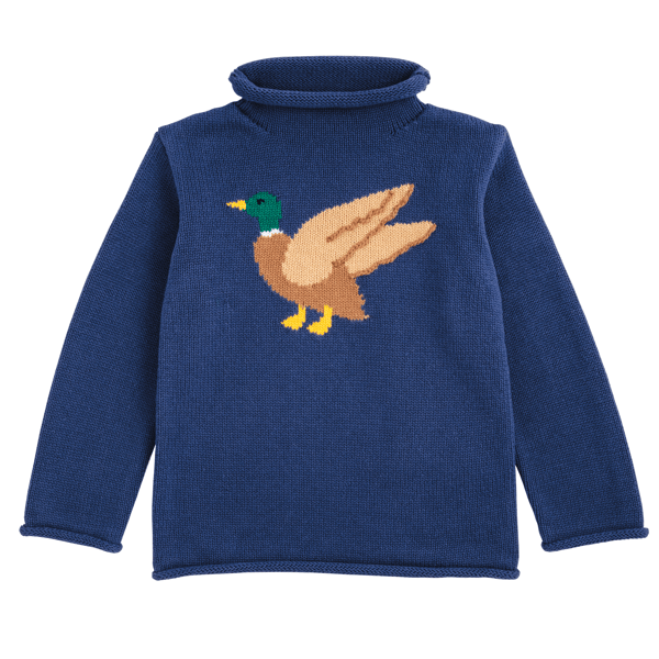 Mudpie Boy Duck Rollneck Sweater
