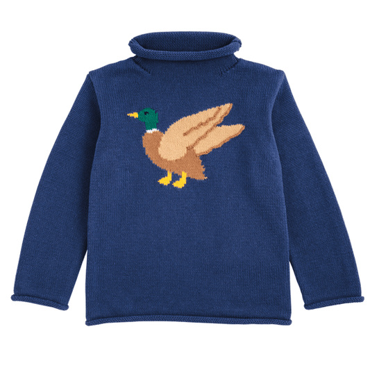 Mudpie Boy Duck Rollneck Sweater