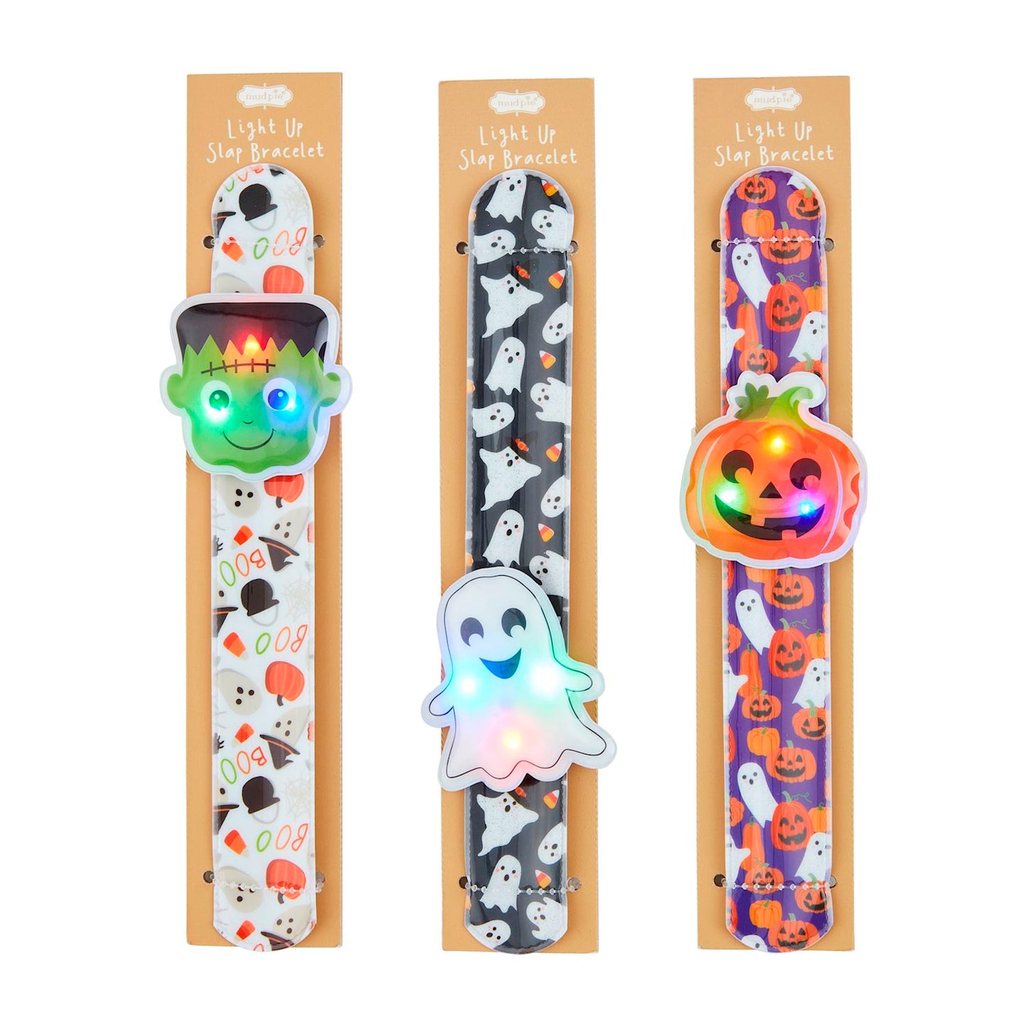 Mudpie Halloween Light-Up Slap Bracelet