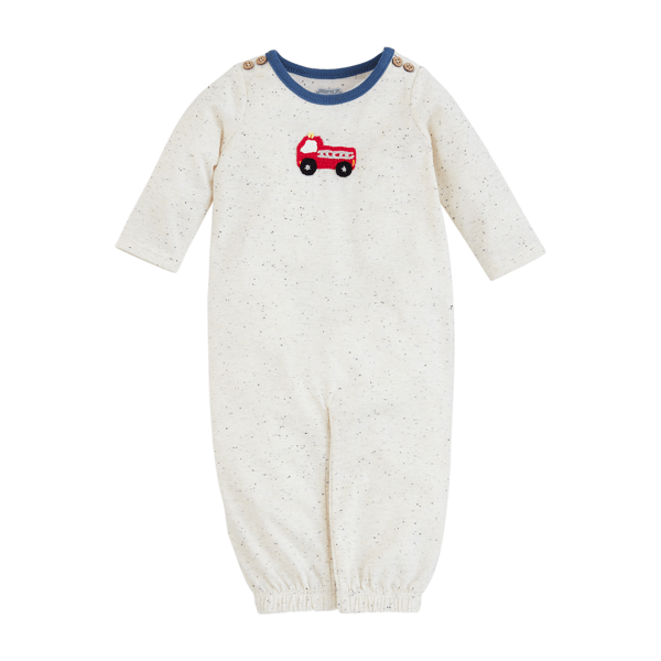 Mudpie Firetruck Sleeper Gown