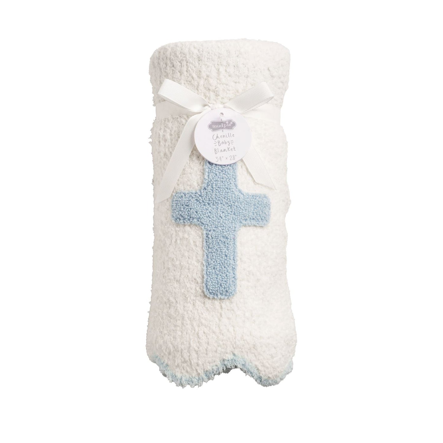 Mudpie Chenille Cross Blankets