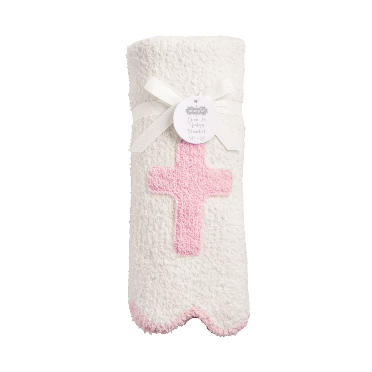Mudpie Chenille Cross Blankets