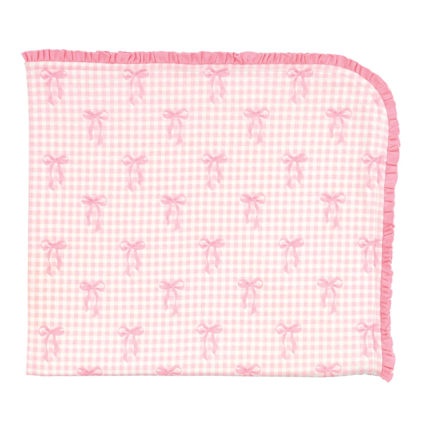 Mudpie Girl Bow Arrival Blankets
