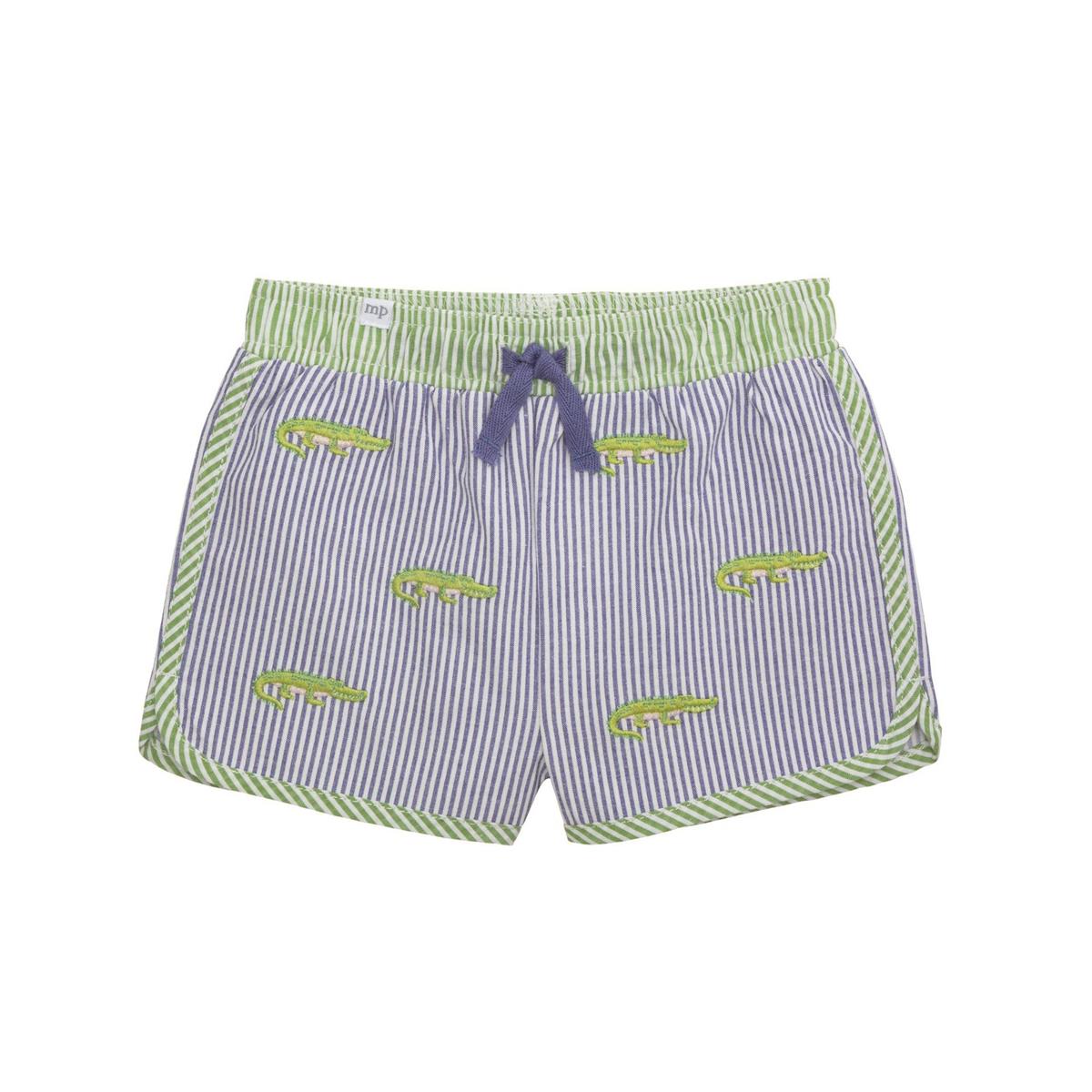 Mudpie Gator Embroidered Swim Trunks