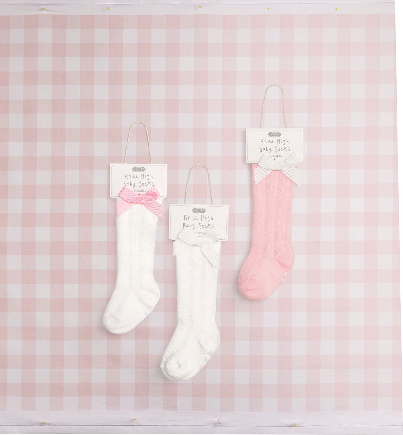 Mudpie Pointelle Bow Knee Socks