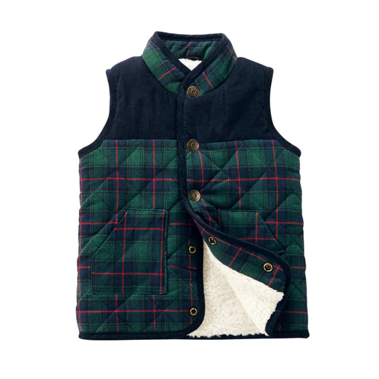 MP Toddler Tartan Vest