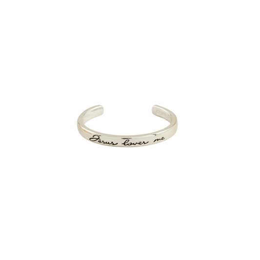 Mudpie Baby Jesus Loves Me Bracelet