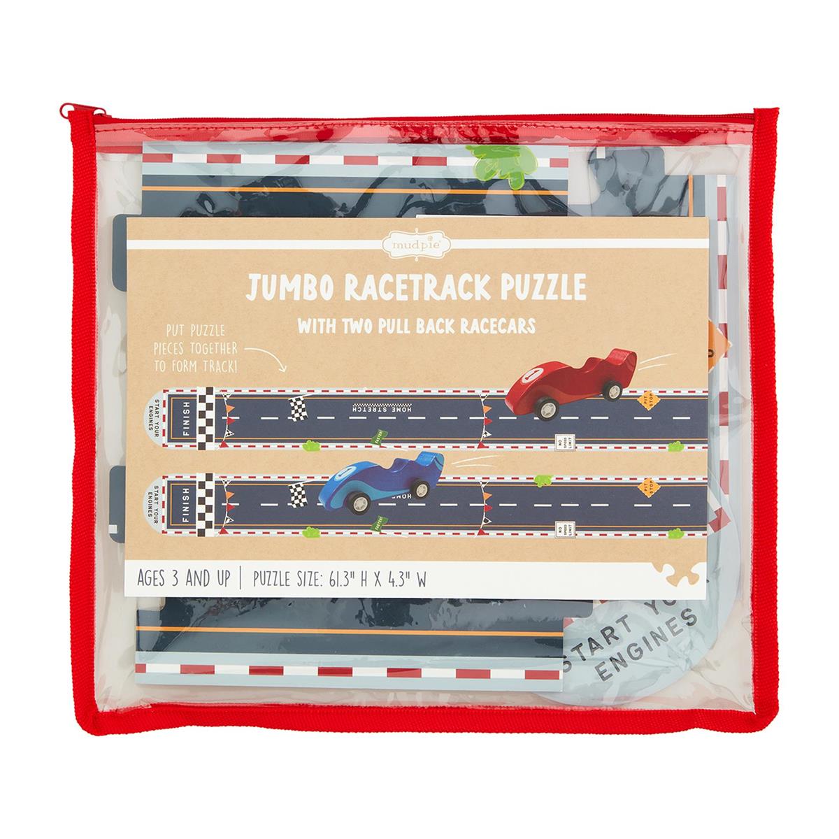 Mudpie Race Car Track Floor Puzzle
