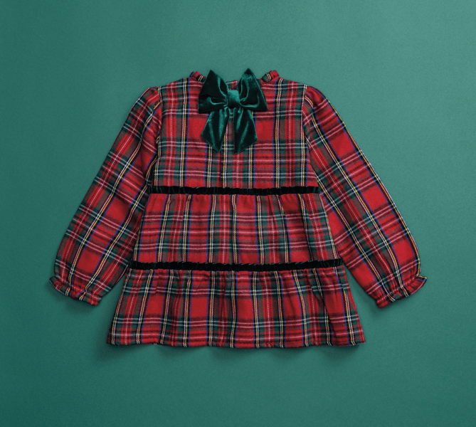 Mudpie Tartan Toddler Tunic & Leggings