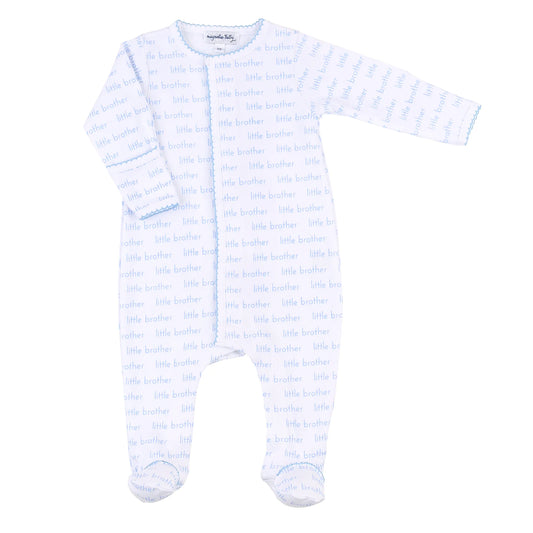 MB Brother Printed Footie - Blue