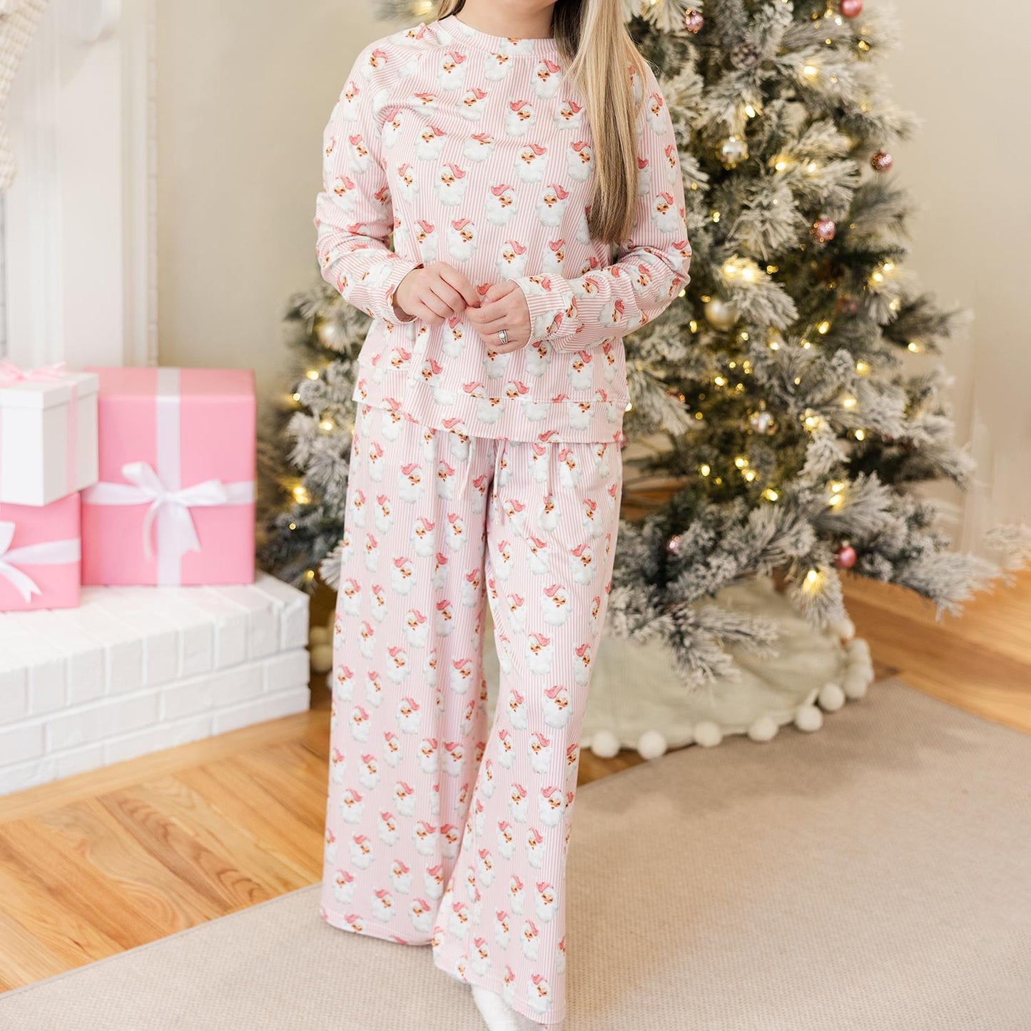 Mary Square Santa Baby Pajama Set