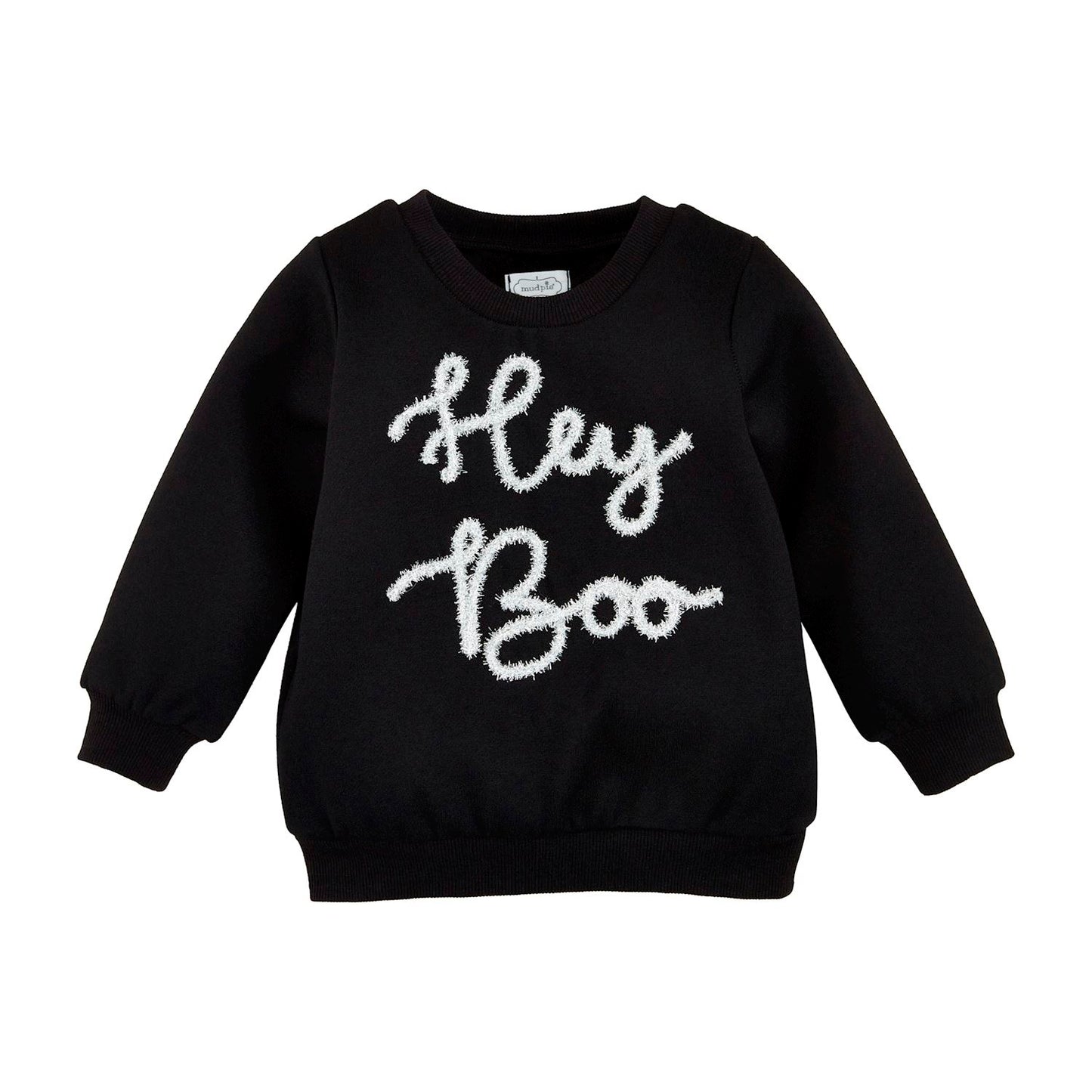 Mudpie Toddler Hey Boo Sweatshirt