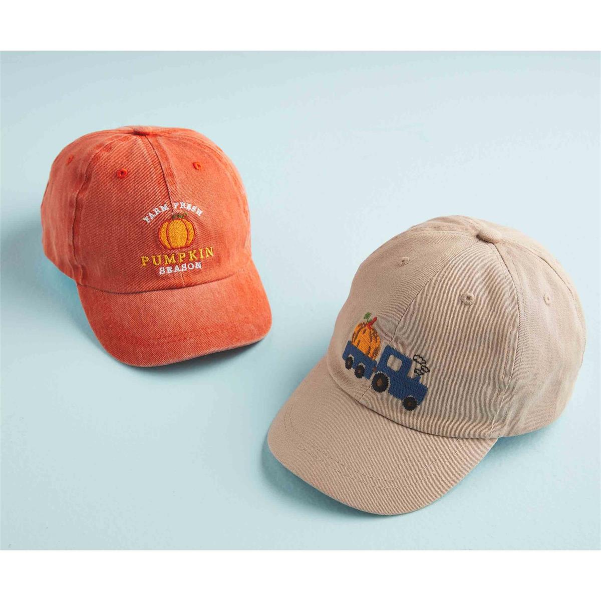 Mudpie Toddler Fall Embroidery Hat