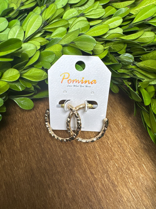 GS Hammered Hoops