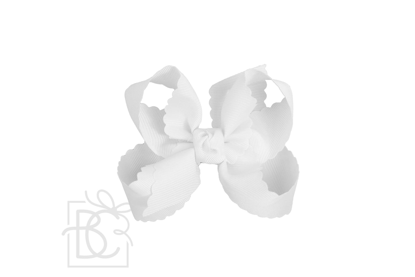 BC Large Scallop Hairbow - 4.5 inch