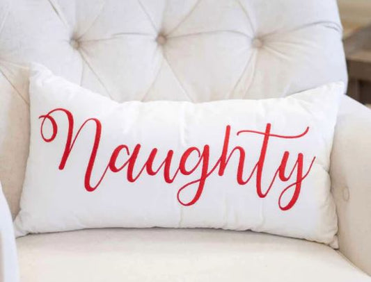 TRS Naughty/Nice Pillow