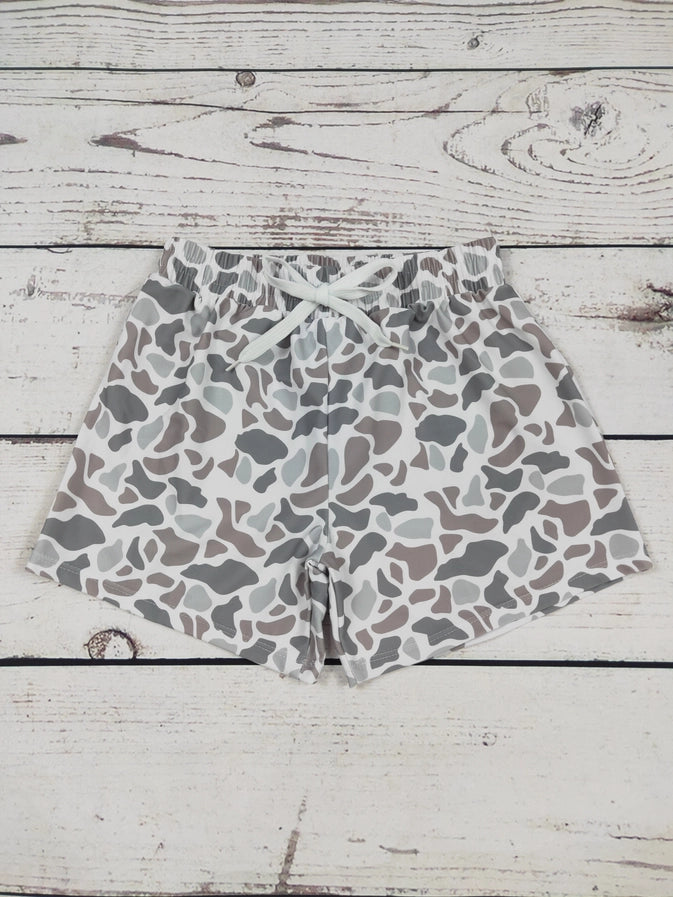 Sassy Kids Camo Swim Shorts