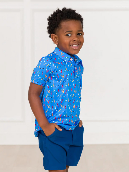RuggedButts Crayon Performance Polo