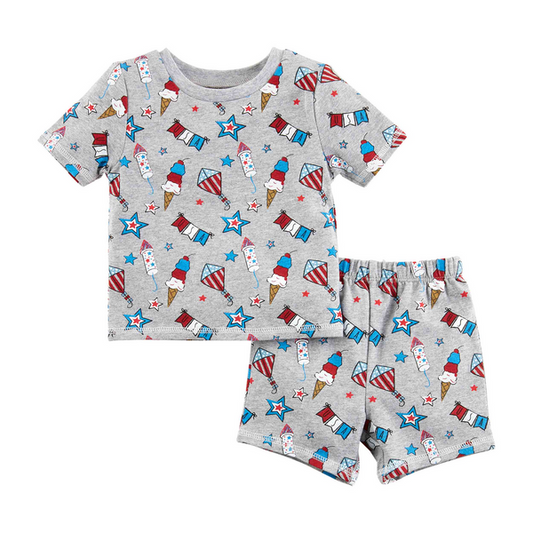 Mudpie Fourth of July Toddler Pajamas