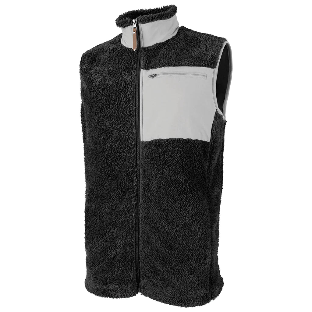 CR Newport Sherpa Vest with Monogram