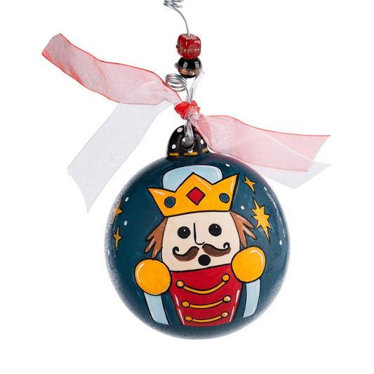 Glory Haus Dark Blue Nutcracker Ornament