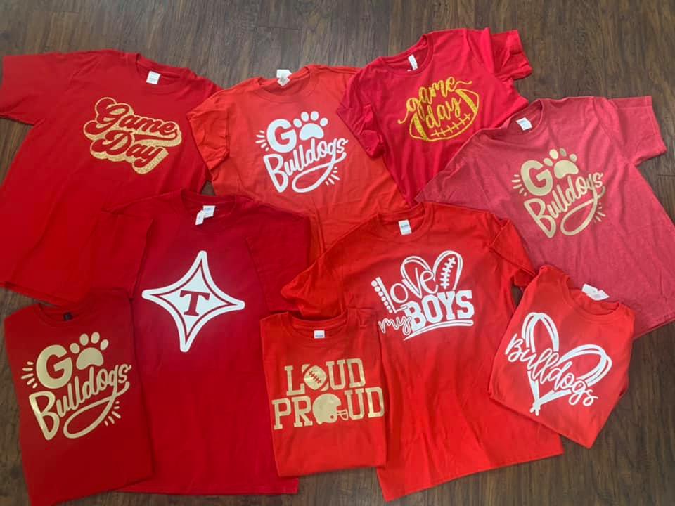 Heat Press Adult Gameday Shirts