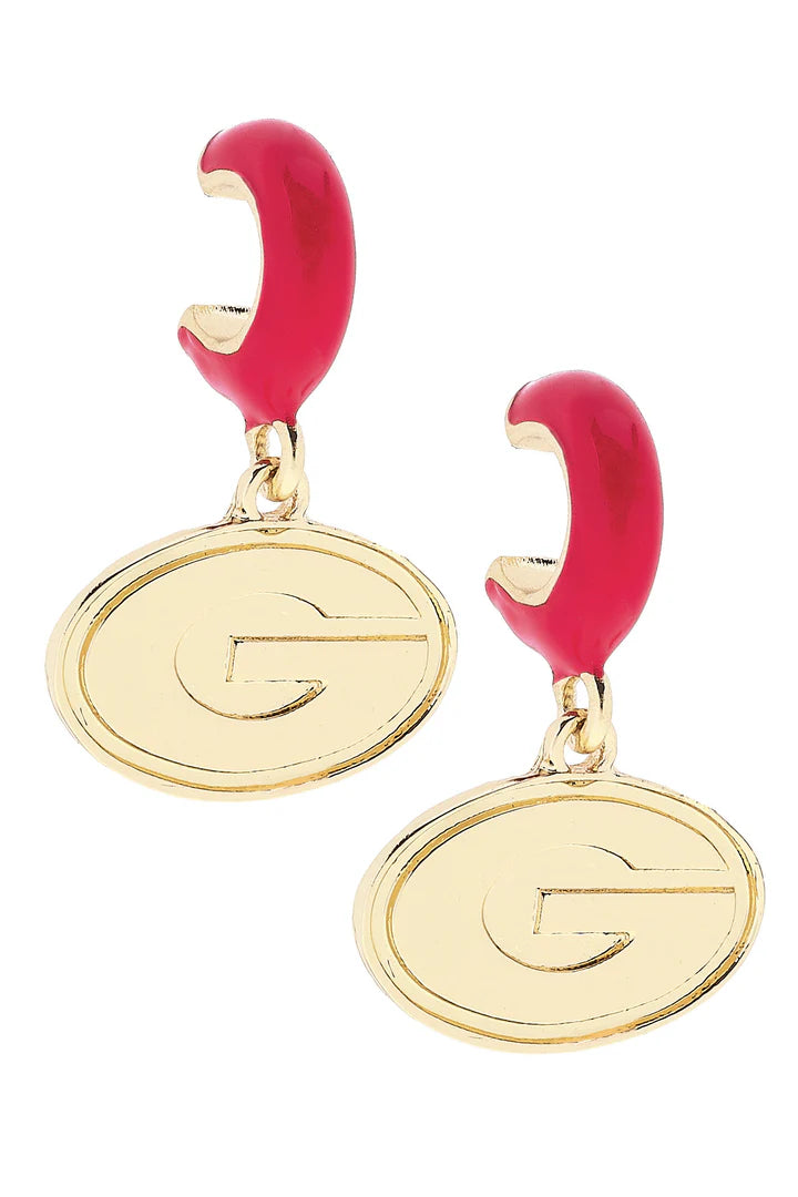 Canvas Gameday Huggie Hoops