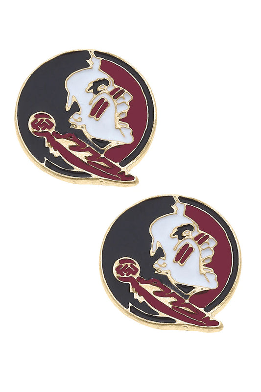 Canvas Florida State Seminole Studs